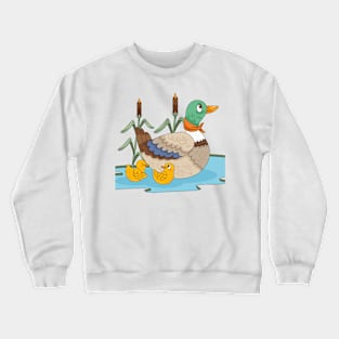 Duck Babies Colorful Crewneck Sweatshirt